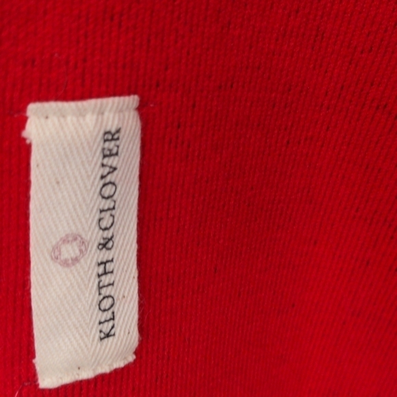 Kloth & Clover reversible sweater shawl fringe One‎ Size - Picture 3 of 5